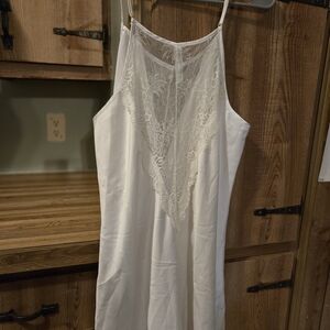 Flora Nikrooz White Lace Chemise